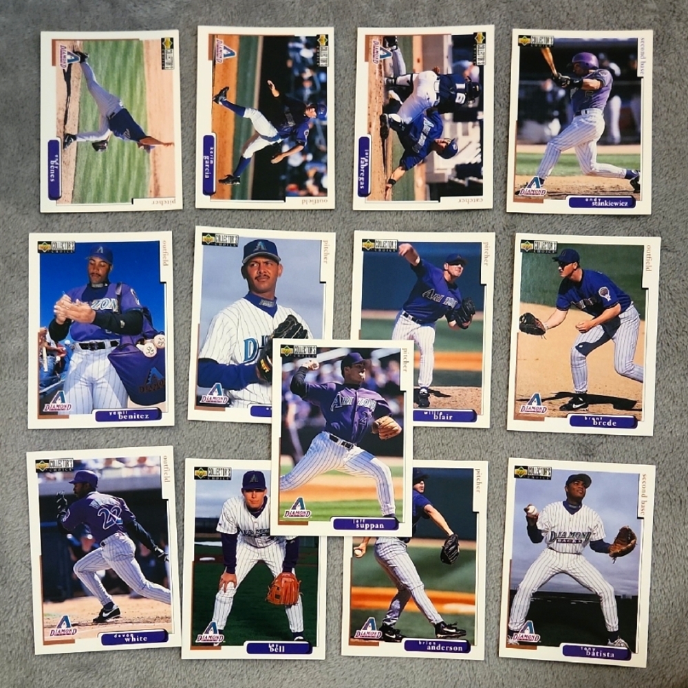 Vintage 1998 Upper Deck St Louis Cardinals Baseball Trading Cards Collection